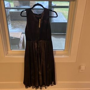 Alice and Olivia black cocktail dress midi